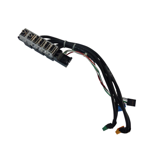 HP 611897-001 Computer Power Button USB Audio Assembly w/ Cables