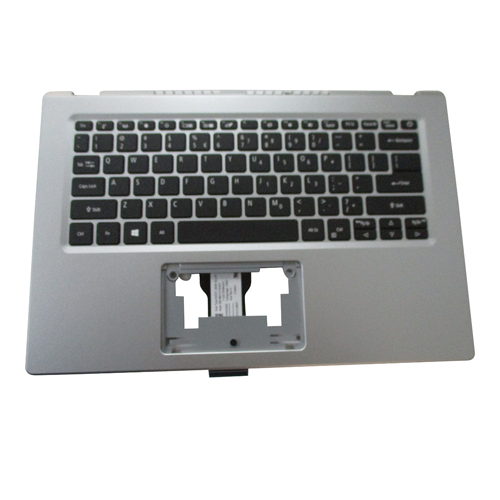 Acer Aspire A514-54 A514-54G Silver Palmrest w/ Keyboard 6B.A2KN2.001