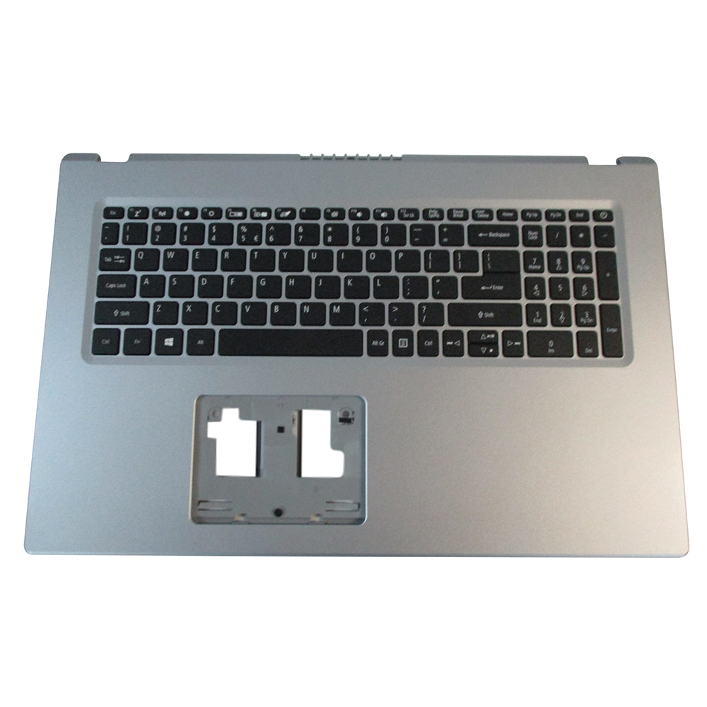 Acer Aspire A317-33 A317-33G Silver Palmrest w/ Keyboard 6B.A6TN2.001