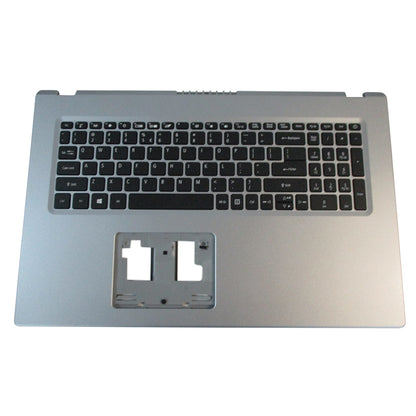 Acer Aspire A317-33 A317-33G Silver Palmrest w/ Keyboard 6B.A6TN2.001