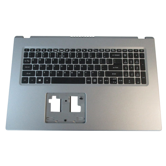 Acer Aspire A317-33 A317-33G Silver Palmrest w/ Keyboard 6B.A6TN2.001