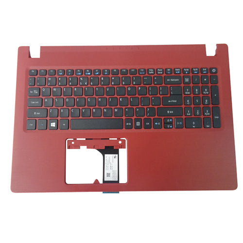 Acer Aspire A315-31 A315-51 Red Palmrest & US Keyboard 6B.GR5N7.028
