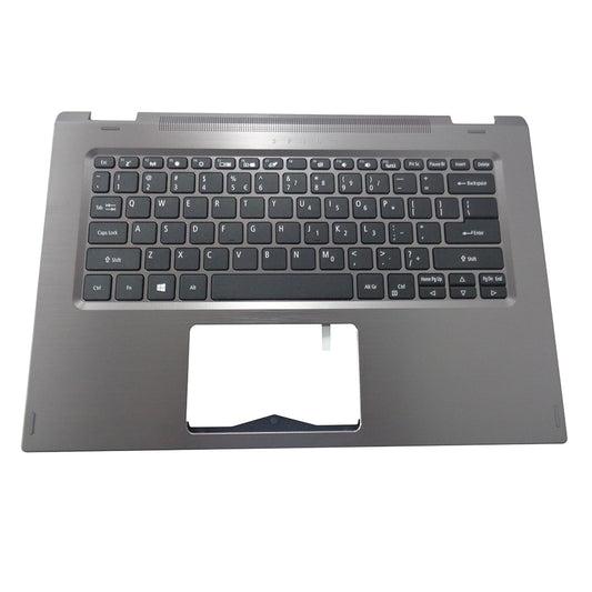 Acer Spin 3 SP314-51 Steel Gray Palmrest & Keyboard 6B.GUWN1.009