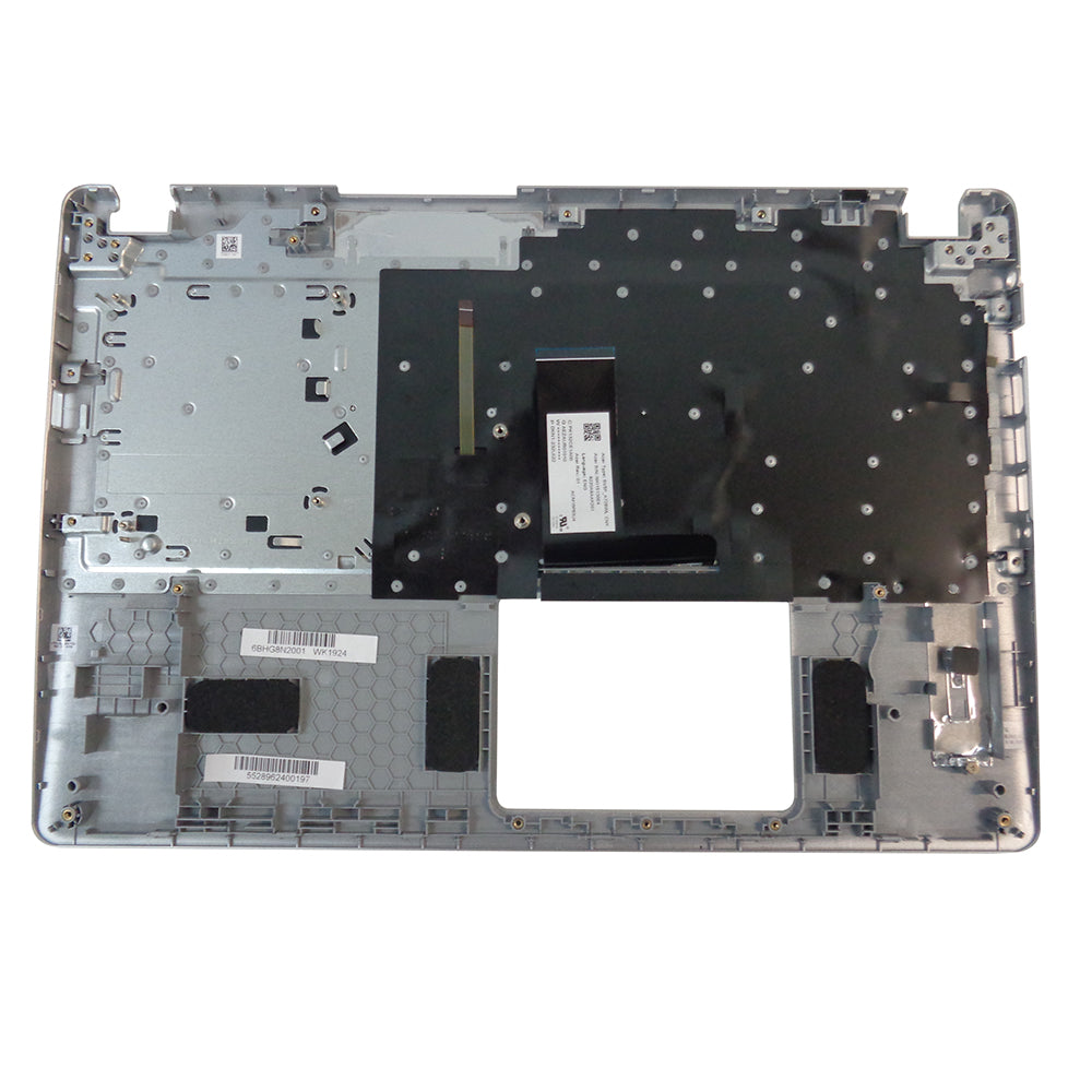 Acer Aspire A515-43 Silver Upper Case Palmrest & Backlit Keyboard