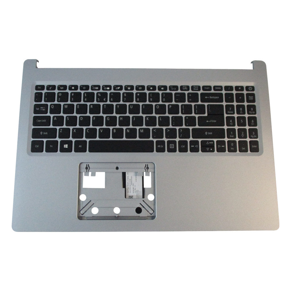 Acer Aspire A515-55 Silver Palmrest w/ Backlit Keyboard 6B.HSPN7.030