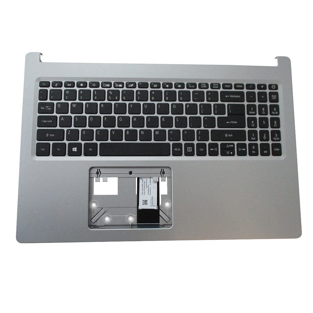 Acer Aspire A515-45 A515-45G Silver Palmrest w/ Keyboard 6B.HW8N7.030