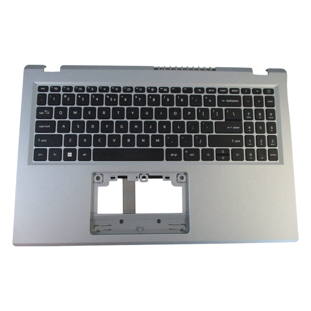 Acer Aspire A315-510P Silver Palmrest w/ Keyboard 6B.KDHN8.065