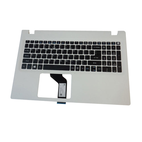 Acer Aspire E5-573 Laptop White Upper Case Palmrest & Keyboard