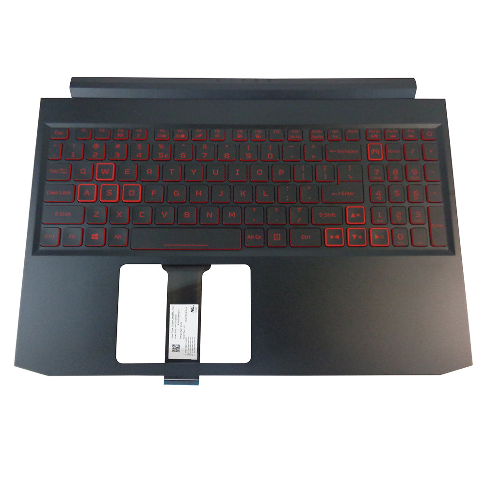 Acer Nitro 7 AN715-51 Laptop Palmrest w/ Backlit Keyboard 6B.Q5GN2.001