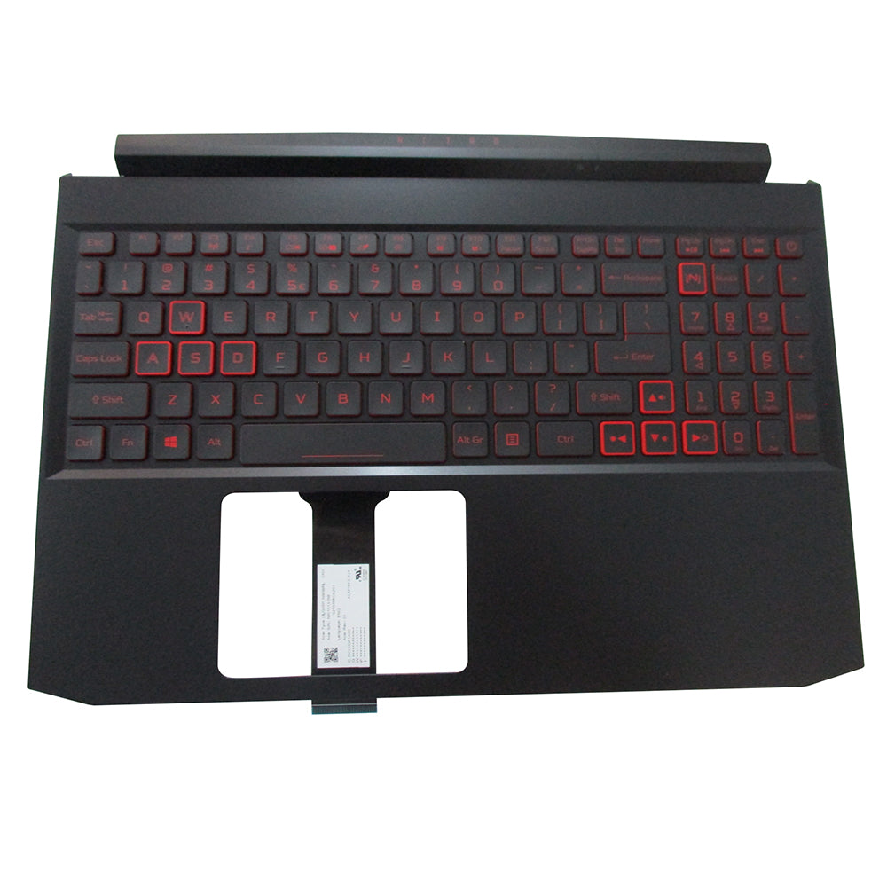 Acer Nitro AN515-44 AN515-55 Palmrest w/ Backlit Keyboard 6B.Q7KN2.033