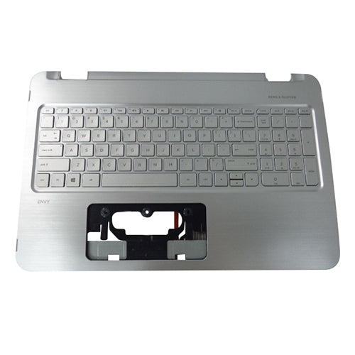 Genuine HP ENVY 15-U 15T-U Silver Palmrest & Keyboard 812879-001