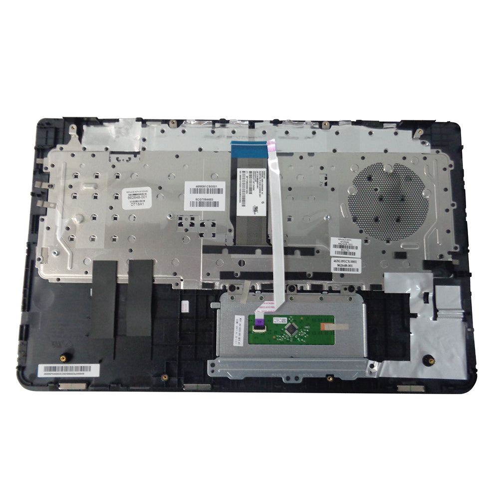 Genuine HP Pavilion 15-BK 15T-BK Palmrest w/ Keyboard & Touchpad 862648-001