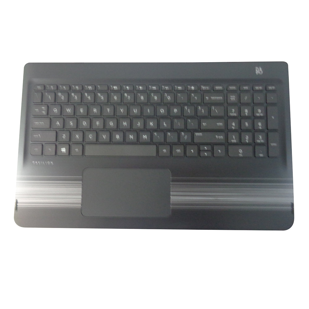 Genuine HP Pavilion 15-BK 15T-BK Palmrest w/ Keyboard & Touchpad 862648-001