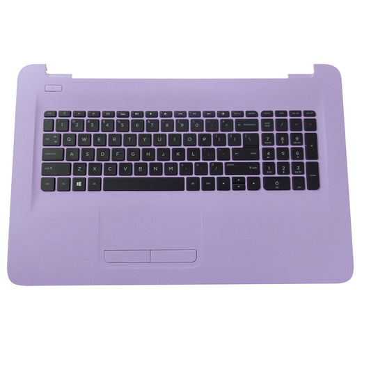 HP 17-X 17-Y Soft Lilac Palmrest Keyboard & Touchpad 908045-001