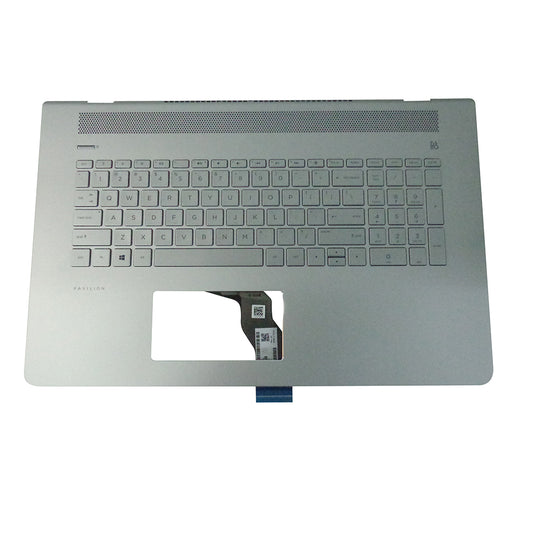Genuine HP Pavilion 17-AR 17Z-AR Palmrest & Keyboard 933724-001