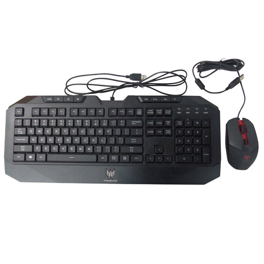 Acer Predator Wired USB Keyboard & Mouse Set DKUSB1B0B7 DC1121101Q