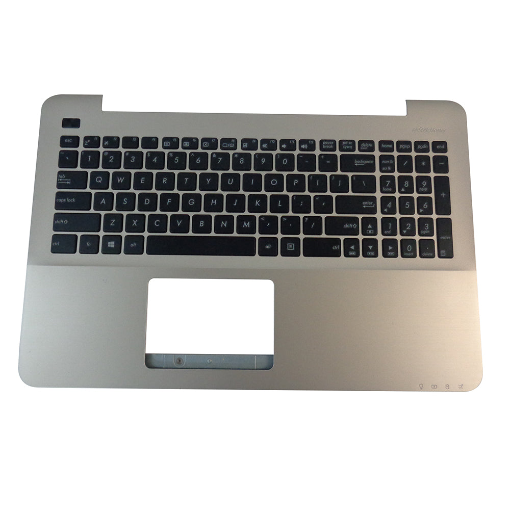Asus A555L F555L K555L X555LN Gold Palmrest w/ Keyboard