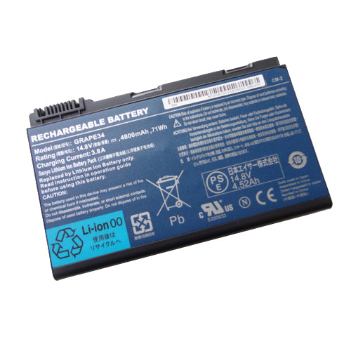Acer GRAPE34 BT.00803.022 Laptop Battery 4800mAh 71Wh 8 Cell