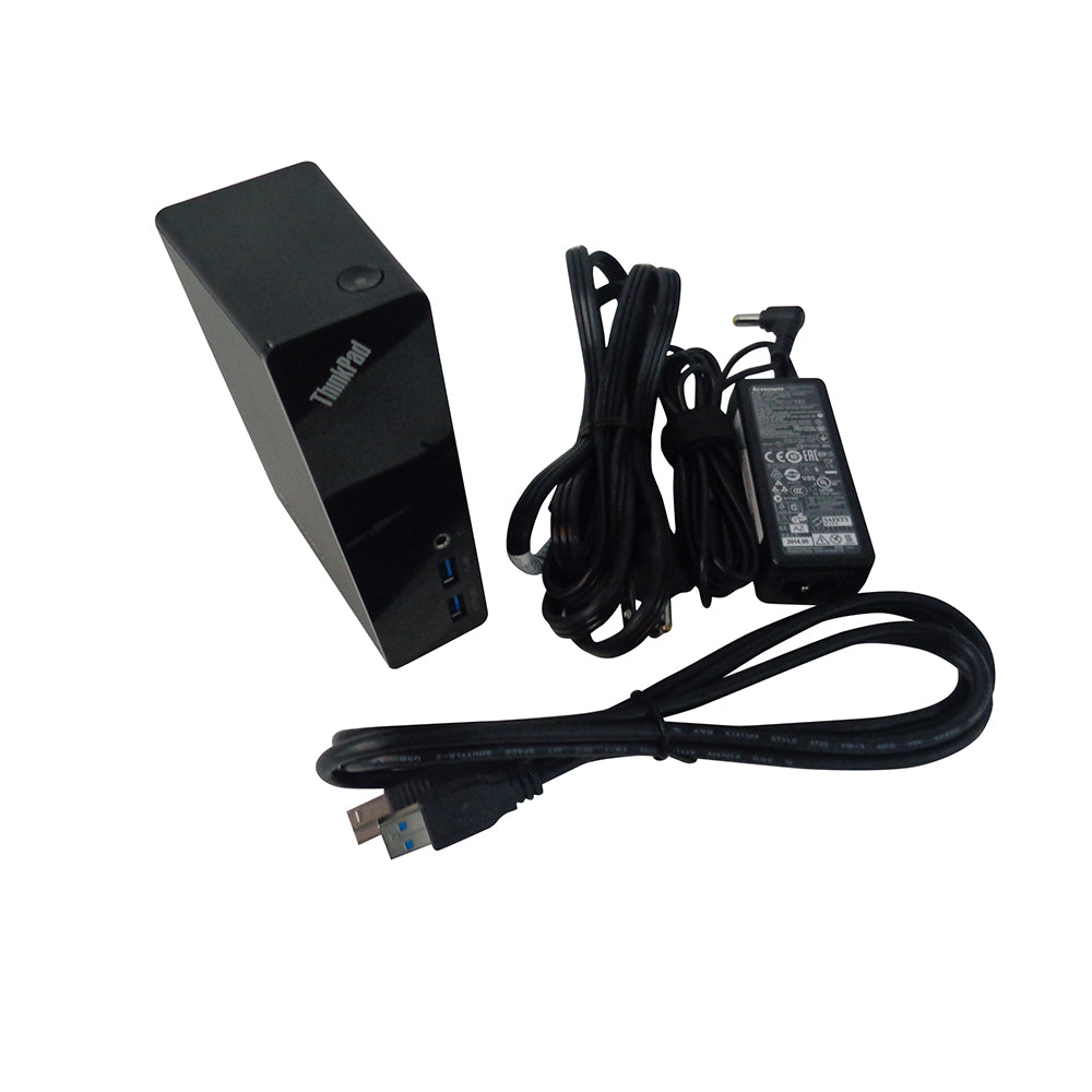 Lenovo ThinkPad USB 3.0 Docking Station & Power Adapter DU9019D1