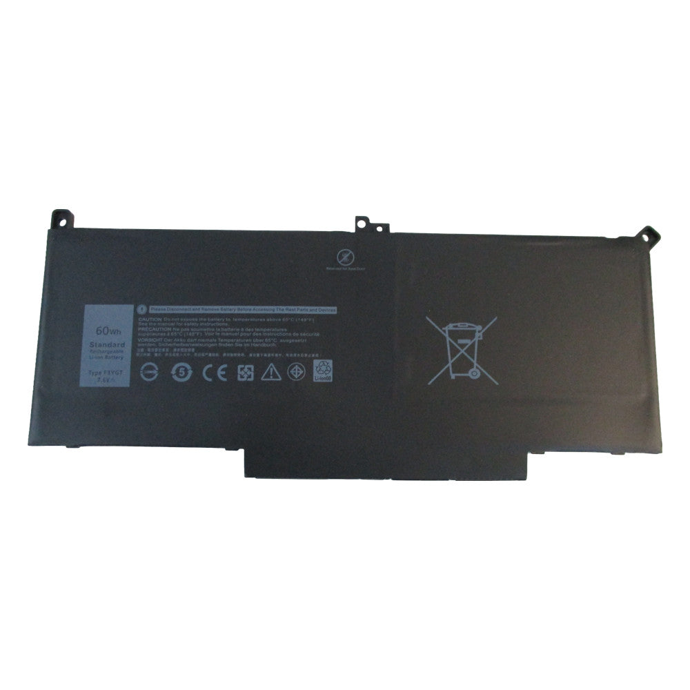 Battery for Dell Latitude 7280 7290 7380 7390 7480 7490 Laptops 60Wh