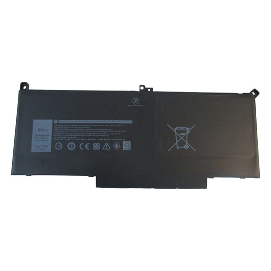 Battery for Dell Latitude 7280 7290 7380 7390 7480 7490 Laptops 60Wh