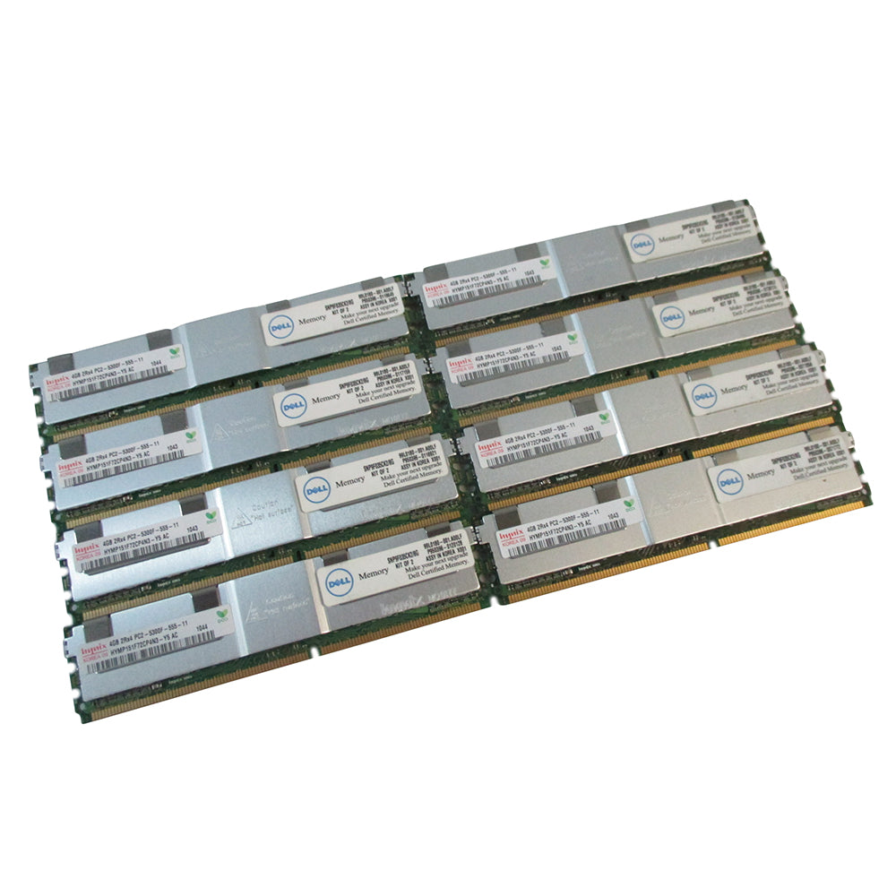 Dell PowerEdge 1900 1950 32GB (8x4GB) PC2-5300 DDR2 Server Memory