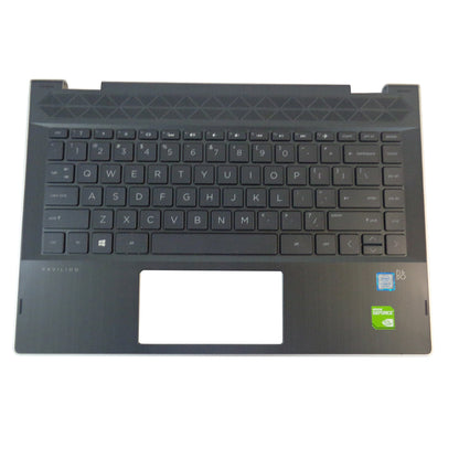 HP Pavilion 14-CD 14T-CD 14M-CD Palmrest w/ Keyboard - Silver Trim