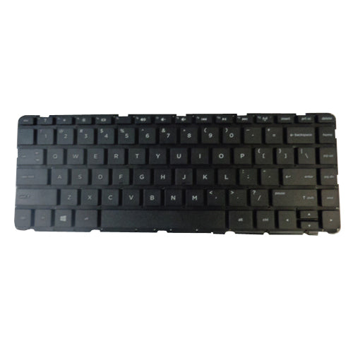 US Black Notebook Keyboard for HP Pavilion 14-N Laptops - No Frame