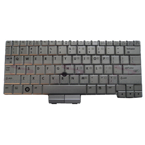 Silver Keyboard for HP Compaq Elitebook 2710 2710P Laptops