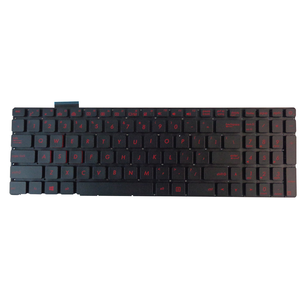 Asus N551J G551J GL771J Backlit US Keyboard w/ Red Keys