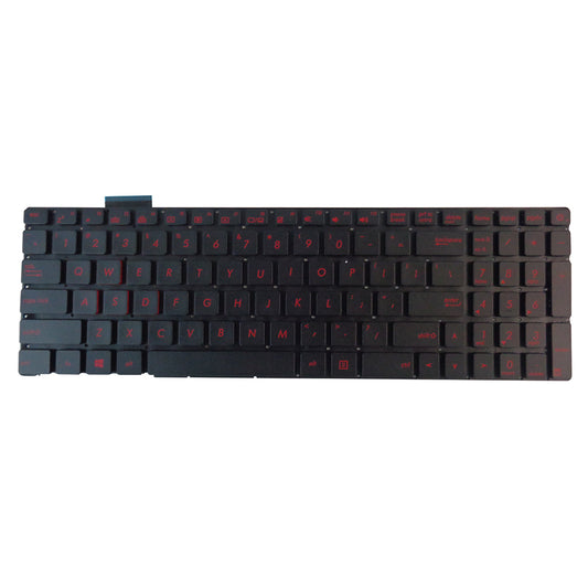 Asus N551J G551J GL771J Backlit US Keyboard w/ Red Keys