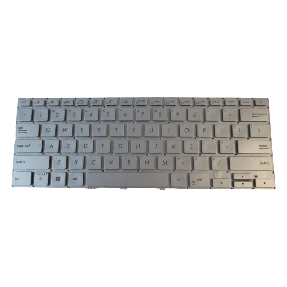 Asus ZenBook 14 UX433FA UX433FN Silver Backlit Keyboard