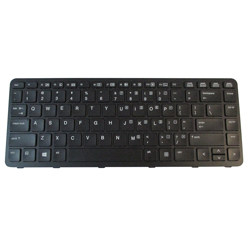 Backlit Keyboard w/ Black Frame For HP EliteBook Folio 1040 G1 1040 G2