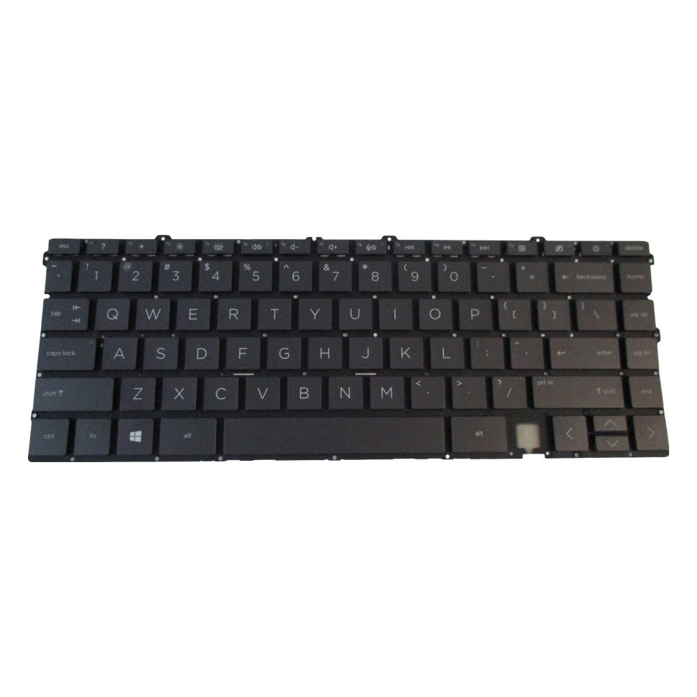 Black Non-Backlit Keyboard for HP ENVY 13-AY Laptops