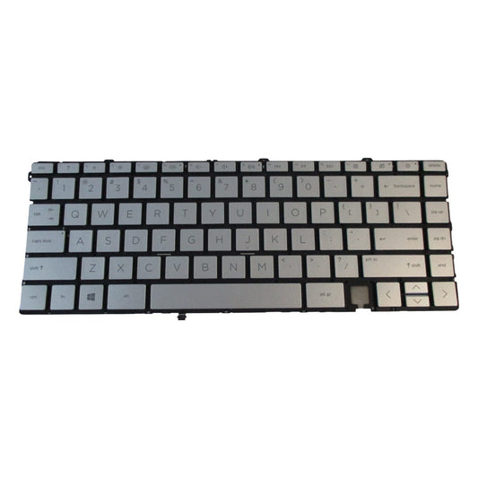 Silver Backlit Keyboard for HP ENVY 13-AY Laptops