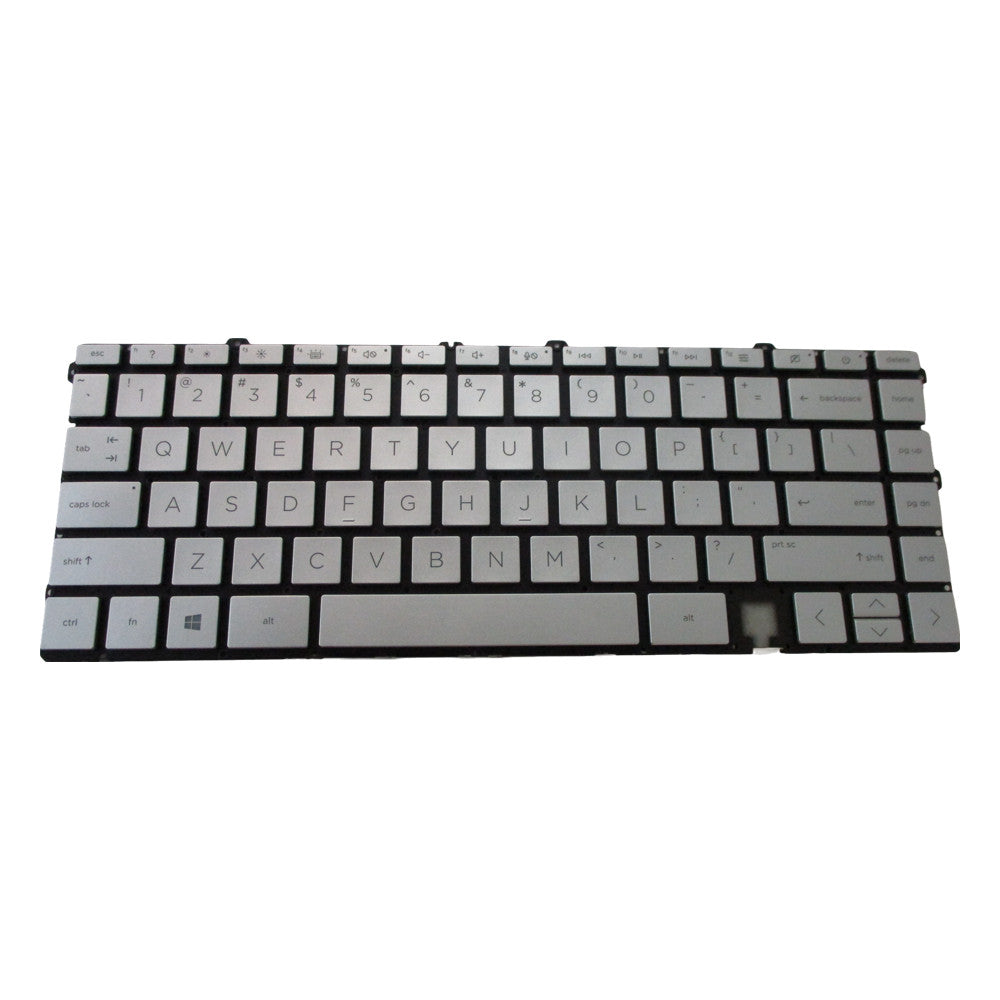 Silver Backlit Keyboard for HP Envy 13-BA Laptops - US Version