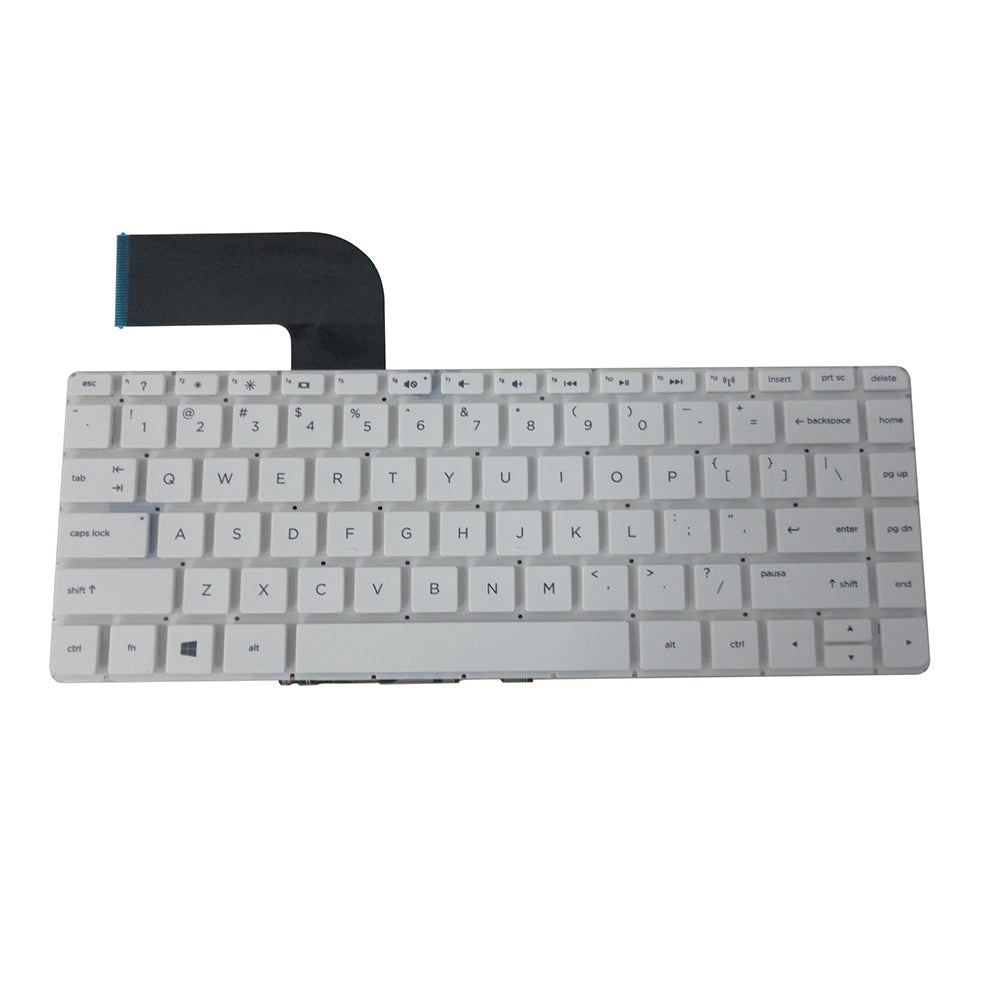 Keyboard for HP Pavilion 14-V 14T-V 14Z-V Laptops - White Version