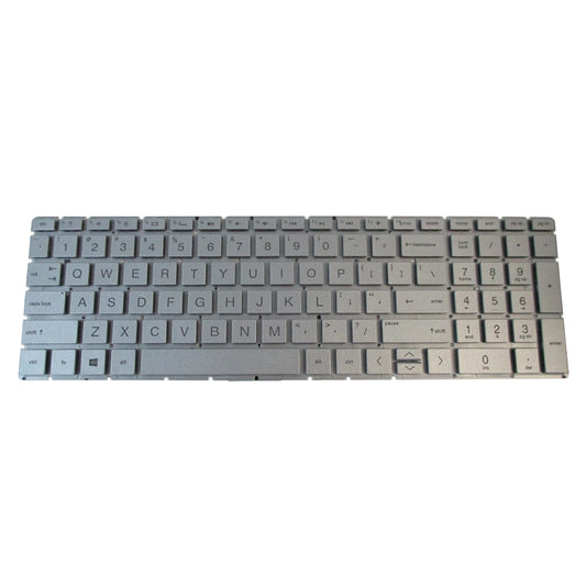 Silver Backlit Keyboard for HP 15-DA 15T-DA 15-DB 15T-DB Laptops