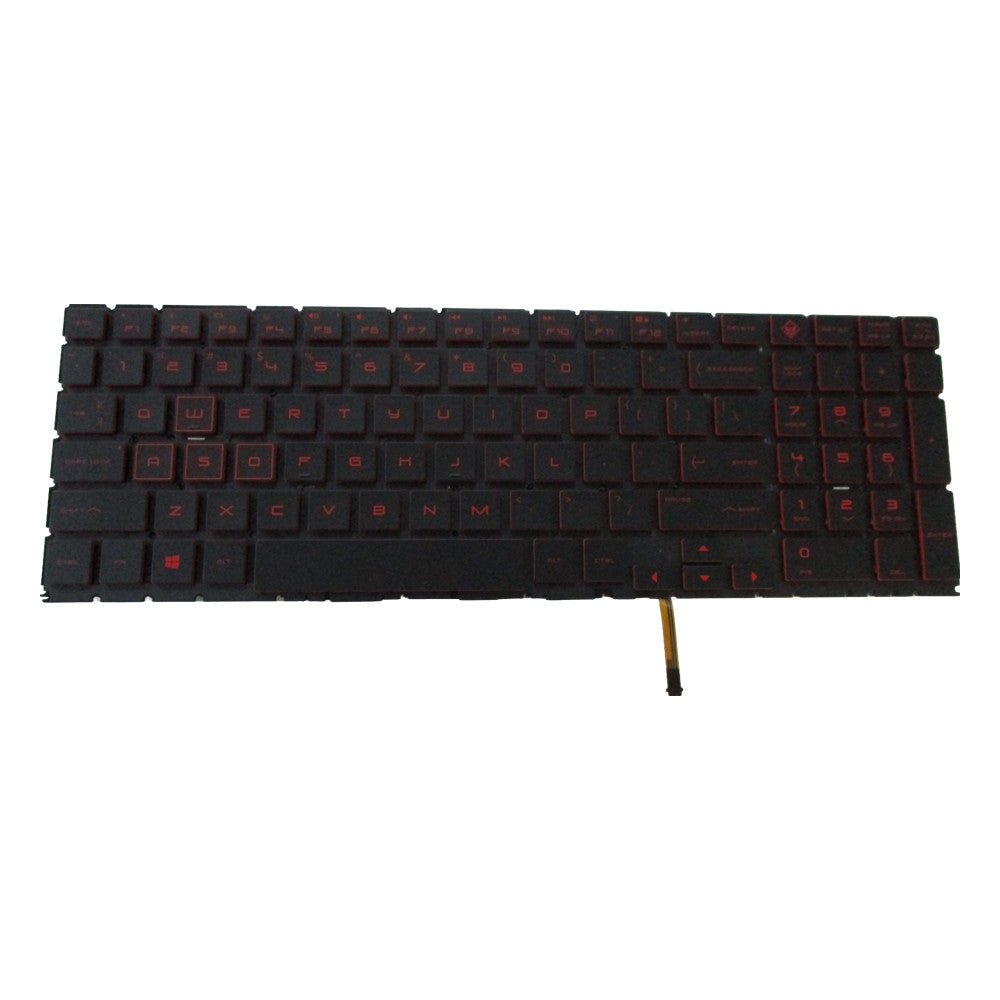 Backlit Keyboard For HP Omen 15-DC 15T-DC Laptops - Red Version