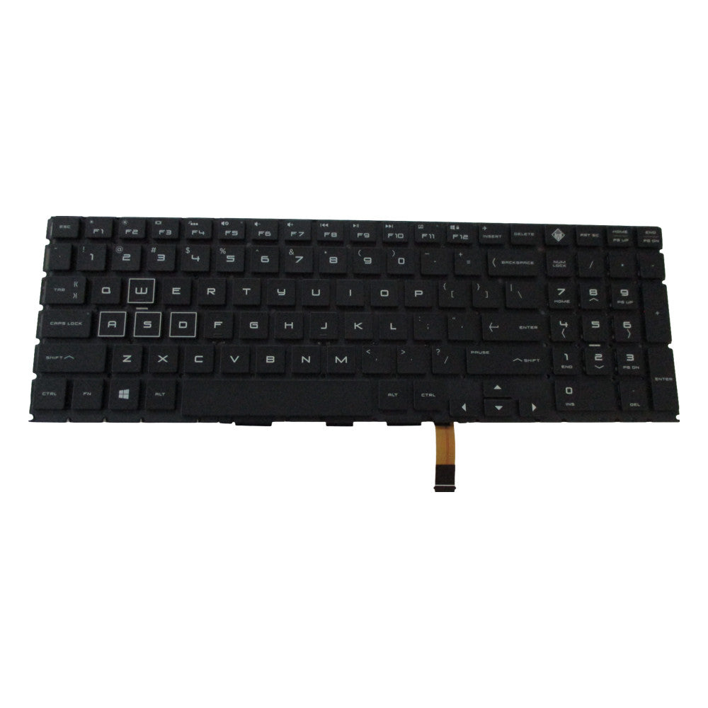 Backlit Keyboard For HP Omen 15-DC 15T-DC Laptops - White Version