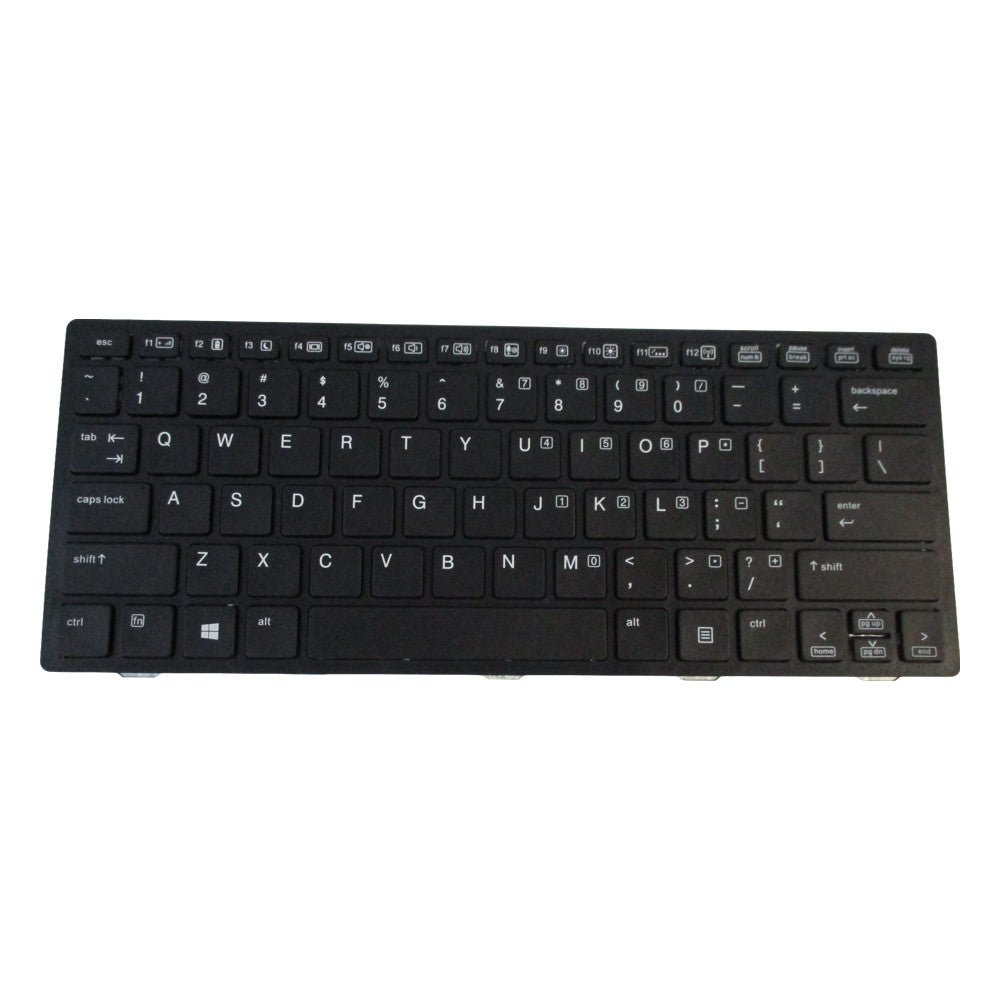 Black Non-Backlit Keyboard for HP EliteBook 810 G1 810 G2 - No Pointer