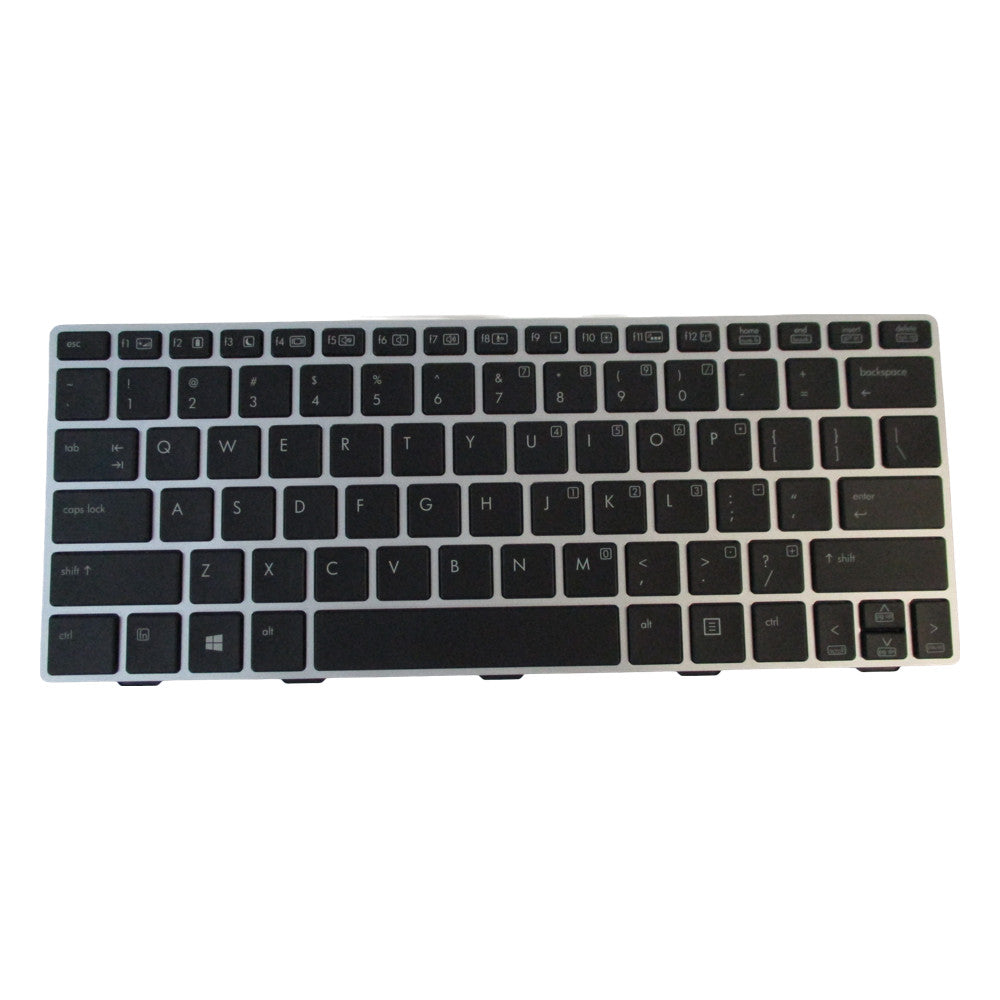 Silver Backlit Keyboard for HP EliteBook 810 G1 810 G2 - No Pointer