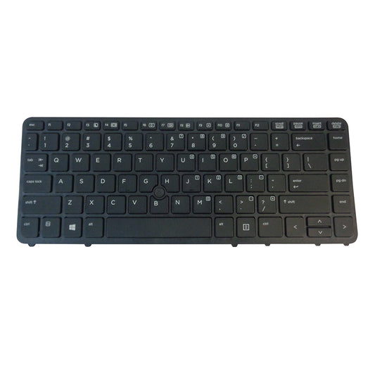 Non-Backlit Keyboard w/ Pointer for HP EliteBook 840 G1 850 G1 Laptops