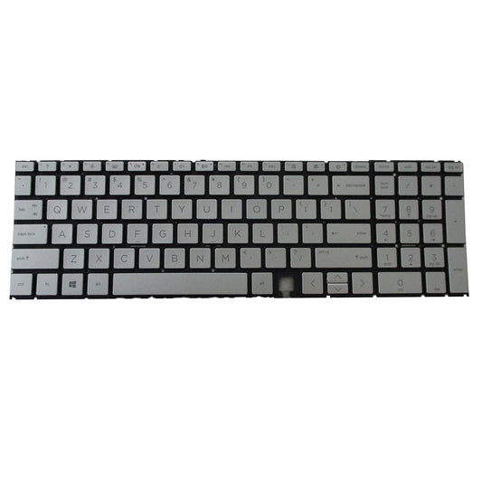 Silver Backlit Keyboard for HP ENVY 15-ED 15M-ED 15-EE 15M-EE Laptops