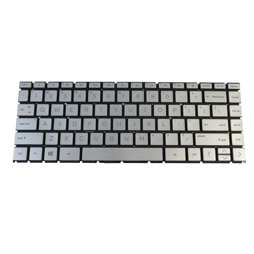 Silver Backlit Keyboard for HP Pavilion 14-CD 14T-CD 14M-CD 14-CE