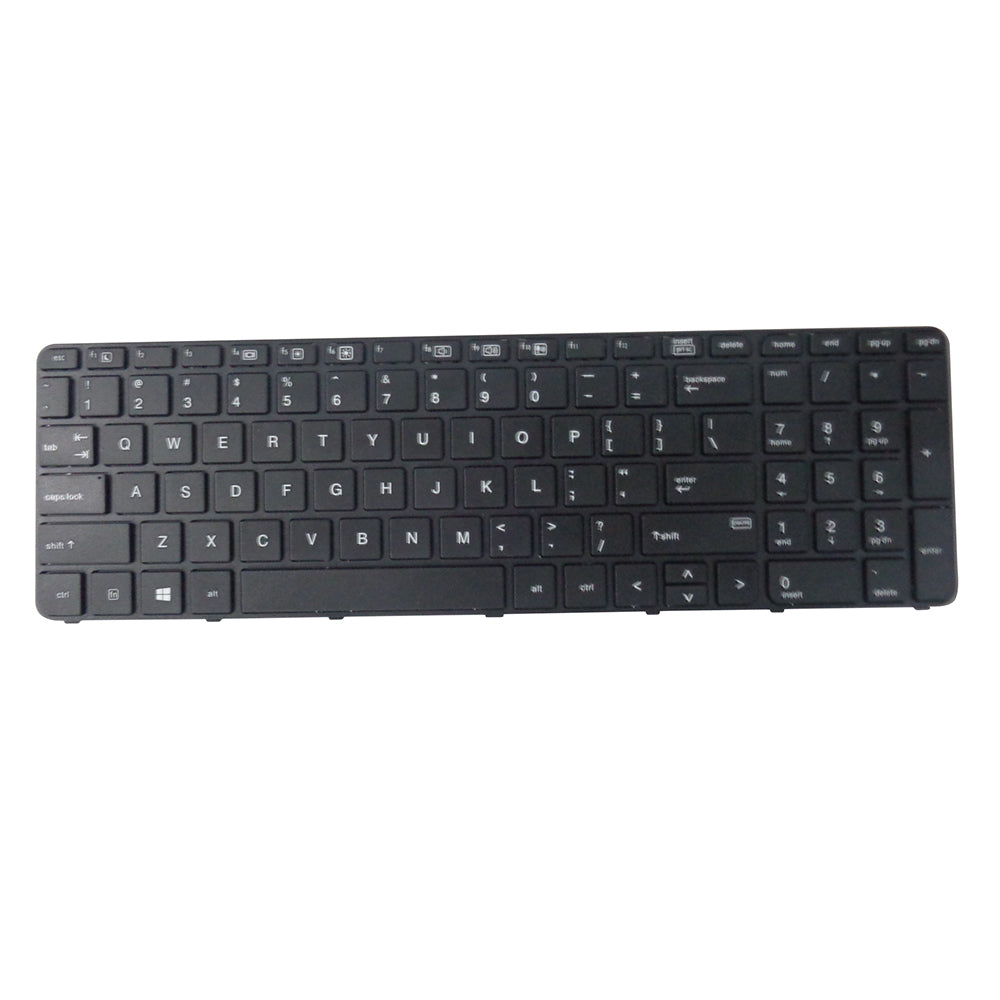 Non-Backlit US Keyboard for HP ProBook 450 455 470 G3 G4 Laptops