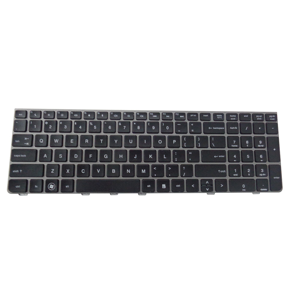 Keyboard w/ Gray Frame for HP Probook 4530S 4535S 4730S Laptops
