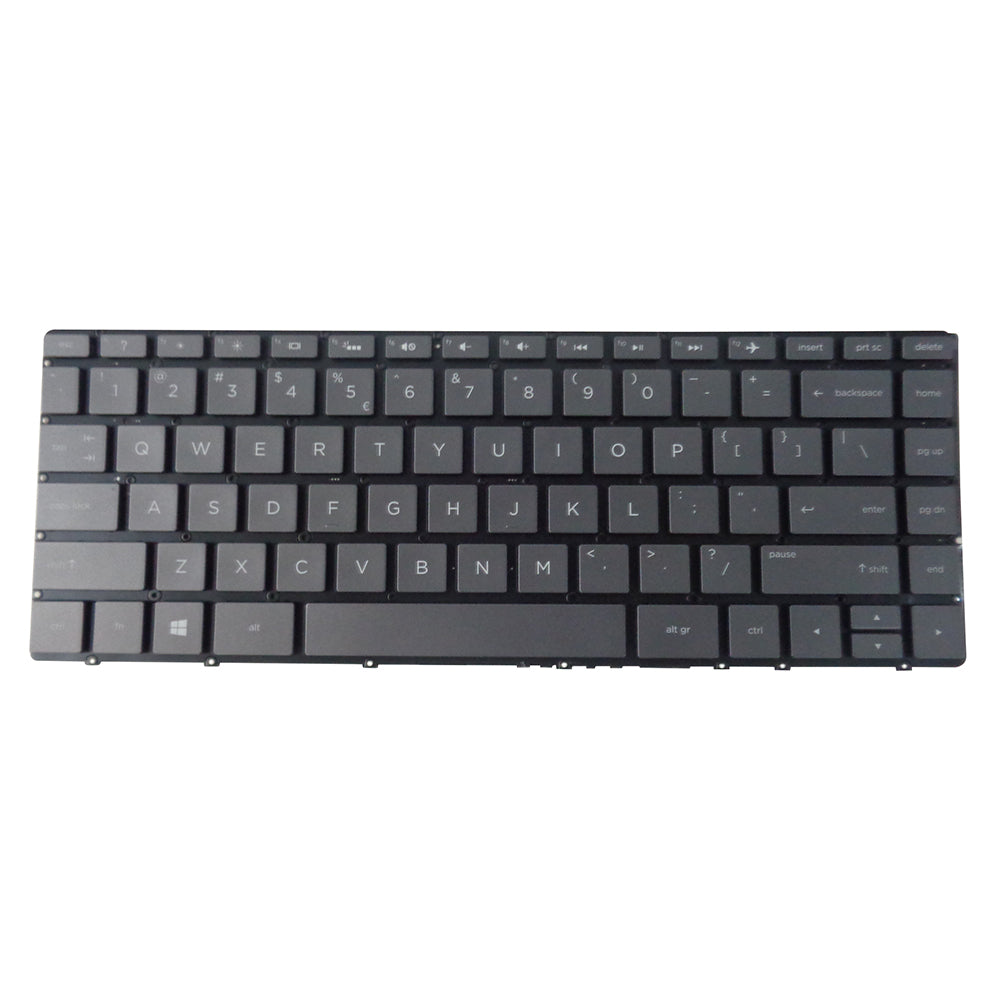 Gray Backlit Keyboard for HP Spectre 13-W 13T-W Laptops