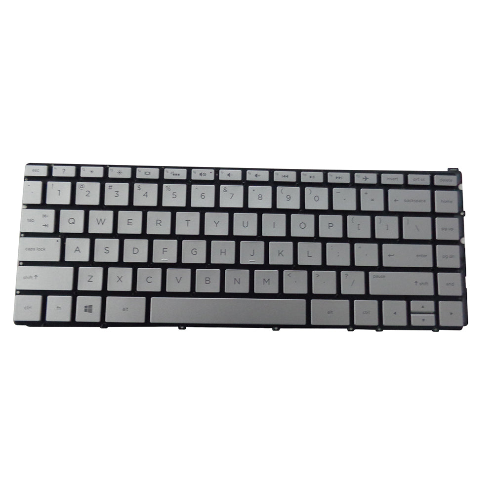 Silver Backlit Keyboard for HP Spectre 13-W 13T-W Laptops