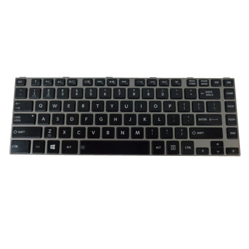 Toshiba Satellite P845T Laptop Silver Backlit Keyboard